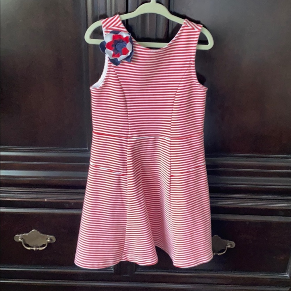 Janie and Jack striped fit and flare dress